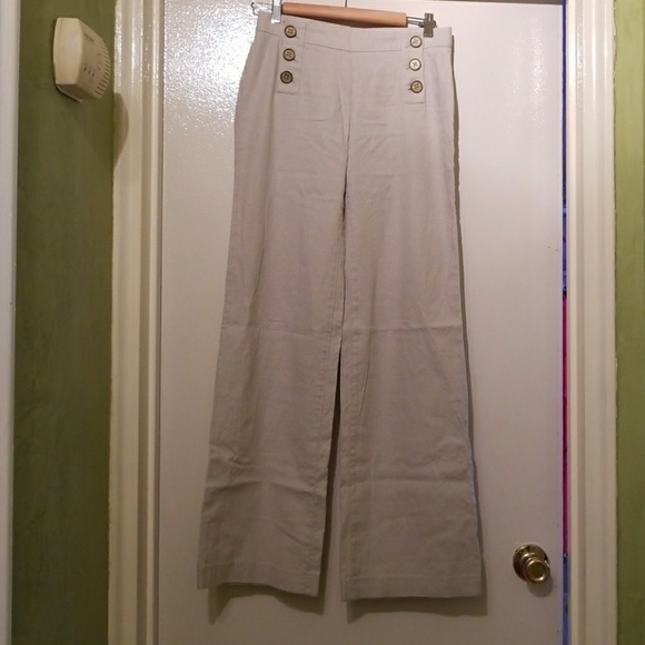 armani exchange linen pants